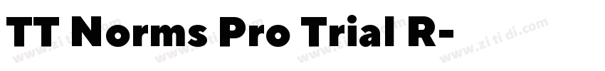 TT Norms Pro Trial R字体转换 TT Norms Pro Trial R字体转换